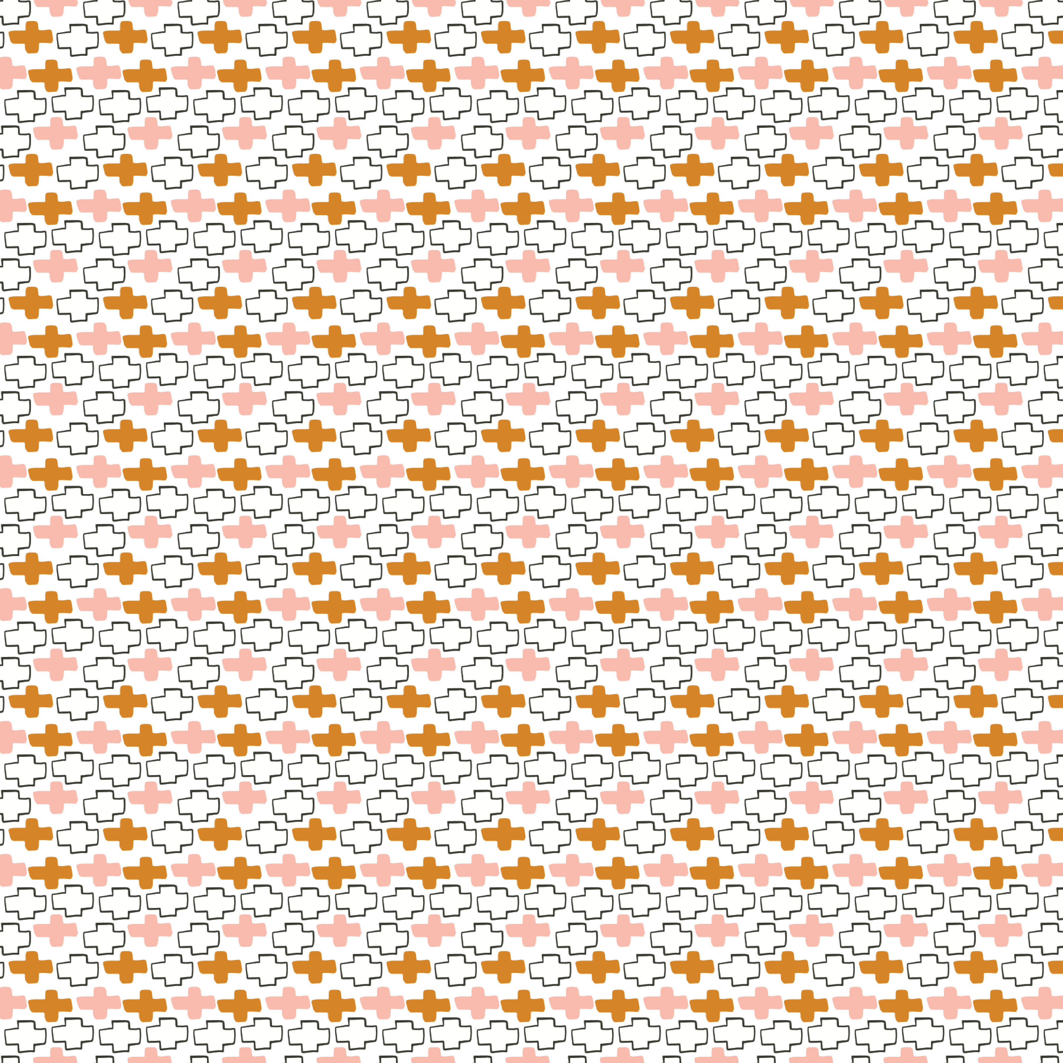 Boho Crosses Pattern Acrylic Sheets - CMB Pattern Acrylic